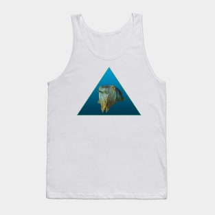 Octopus | Play of colors on a blue background | Tank Top